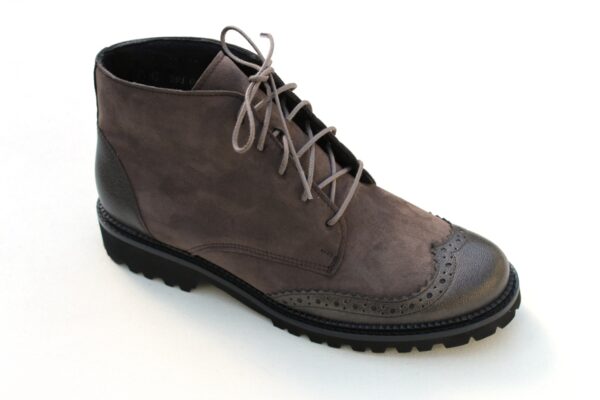 Christian Dietz half hoog brogue veterschoen taupe Bolzano