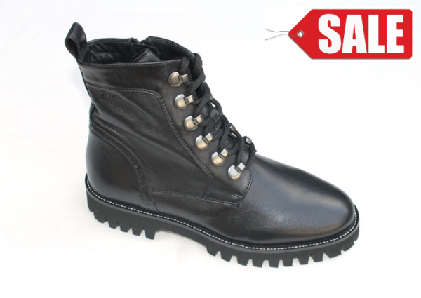 Sioux veterboot "Doloreta" zwart leer