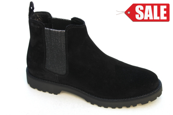 S201 Sioux Chelsea boot “Velisca” zwart suède