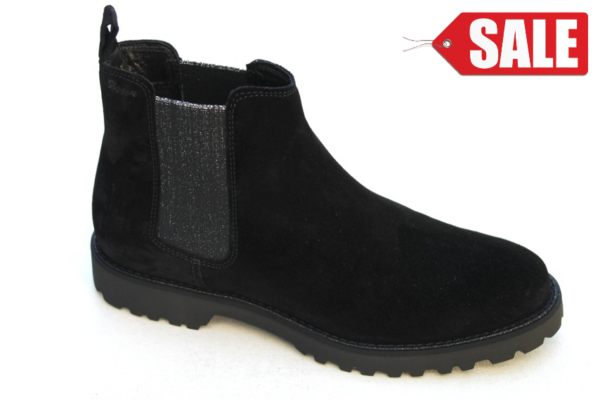 Sioux Chelsea boot "Velisca" zwart suède