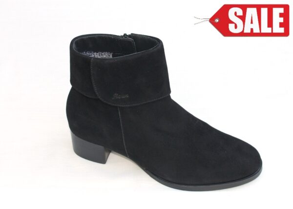 S221 Sioux enkellaarsje “Hilgrid-702-WF-H” zwart suède