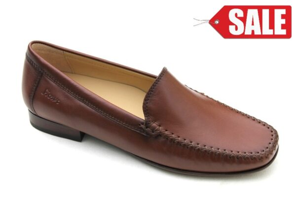 S065 Sioux mocassin “Campina” cognac bruin leer