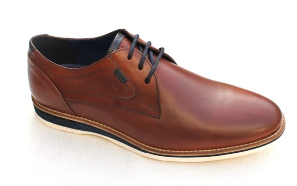 SH028 Sioux veterschoen cognac bruin leer