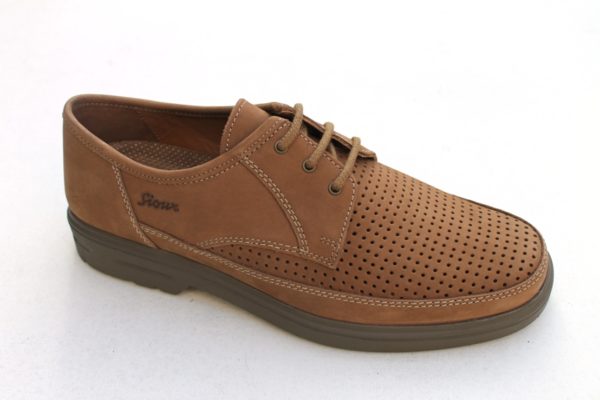 SH052 Sioux veterschoen “J wijdte” zandbeige nubuck