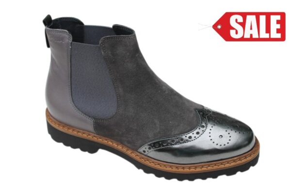 Sioux Chelsea boot "Velissa" grijs combinatie
