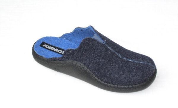 WP011 Westland slipper “Monaco” jeansblauw