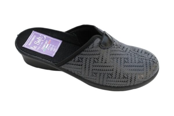 DP125 Dames pantoffel slipper grijs