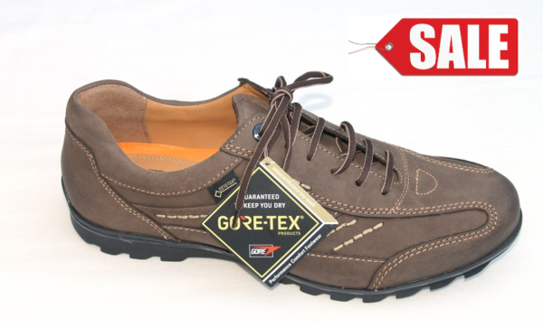 FM003 Fretz Men sneaker veterschoen bruin nubuck met “Goretex”