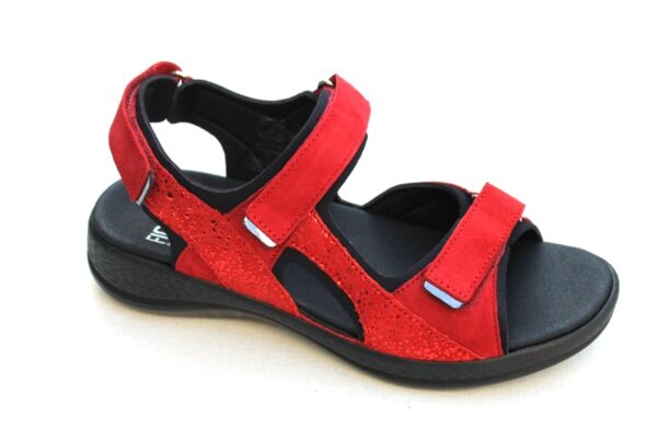 Fidelio Halux sandaal rood nubuck