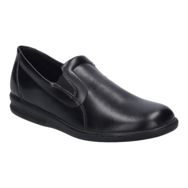 WPH020 Josef Seibel (Westland) dichte pantoffel “Belfort 88” zwart leer