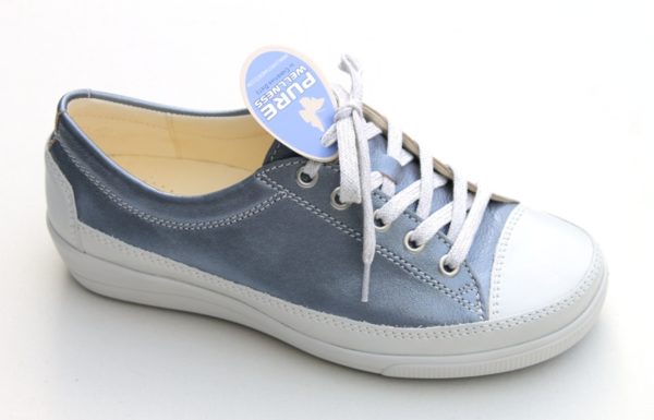 Christian Dietz pure welness veterschoen lichtblauw metallic / offwhite
