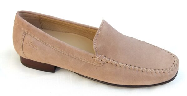 S071 Sioux mocassin “Campina” zandbeige suède