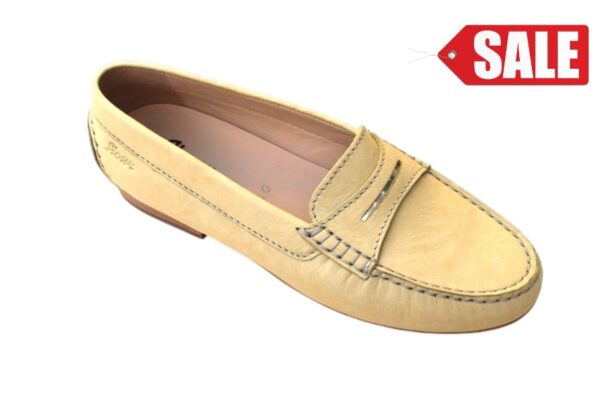 Sioux mocassin "Loana" zachtgeel nubuck