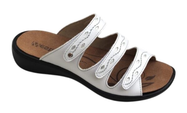 Westland verstelbare klittenband slipper Ibiza 83 zwart nubuck