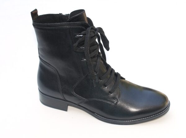 C139 Caprice veterboots zwart leer