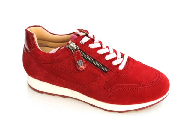 helioform sneaker rood suede