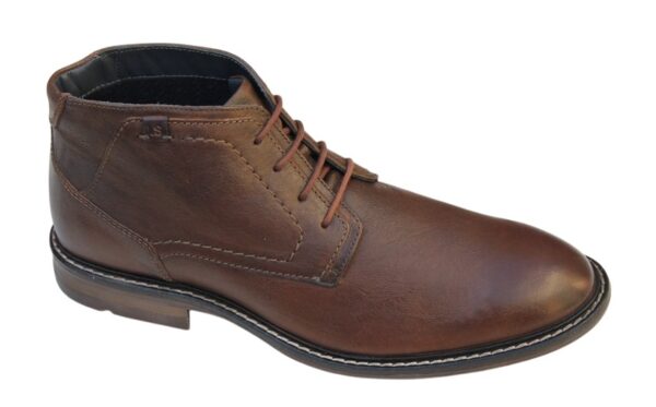 Josef Seibel half hoog veterschoen bruin leer