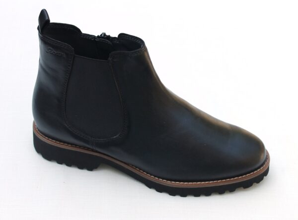 Sioux Chelsea boot zwart leer Meredith 62832