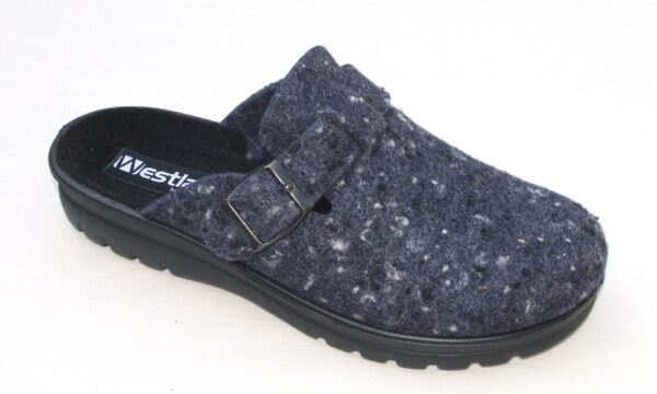 WP014 Westland slipper “Metz 390” blauw multi