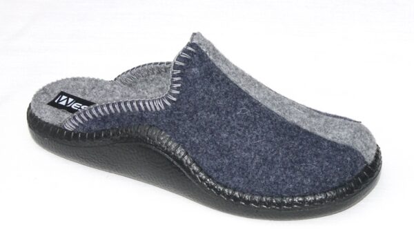 WP010 Westland slipper “Monaco 62” jeans combi