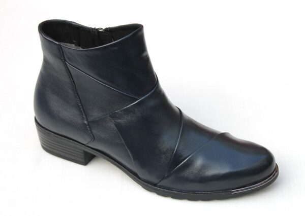 Caprice enkellaarsje donkerblauw leer art. 9-9-25302-25 380