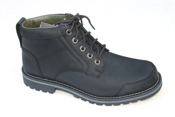 TH019 Timberland Larchmont half hoge veterboot zwart gevet leer