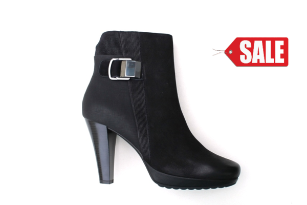 Gerry Weber enkellaarsje zwart nubuck