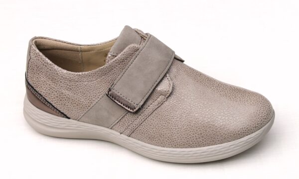 Fidelio klittenbandschoen beige fantasieprint