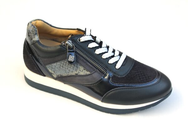 Helioform sneaker donkerblauw combi