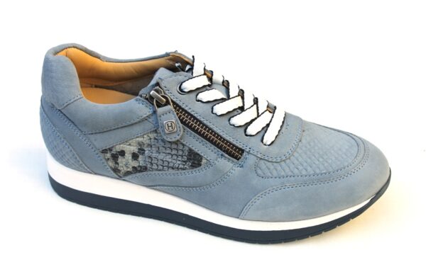 Helioform sneaker lichtblauw suède