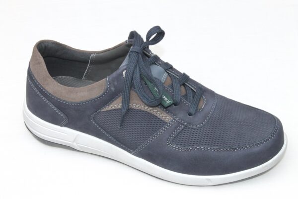 Josef Seibel heren sneaker Enrico blauw nubuck