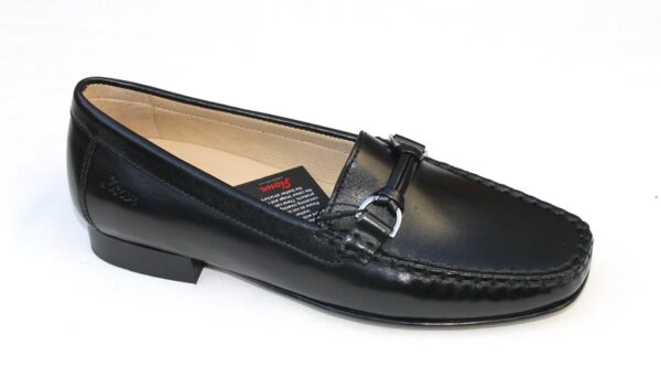 Sioux mocassin Cortizia 719 zwart leer