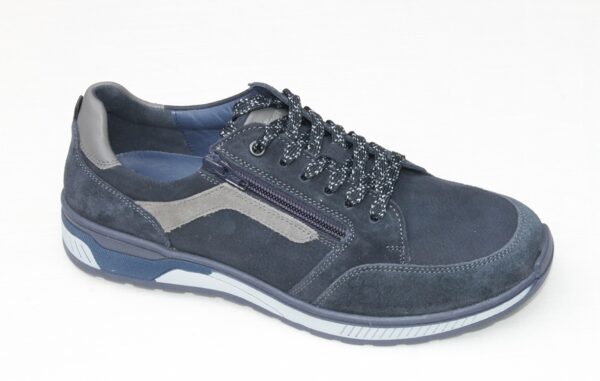 Sioux veterschoen blauw suede Hensley