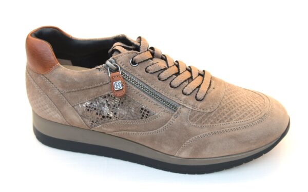 Helioform sneaker taupe suède