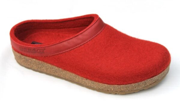 DP017 Dames pantoffel Haflinger slipper rood