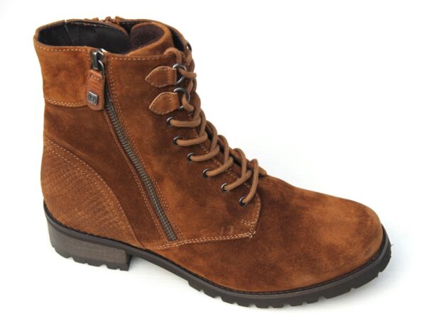 Helioform veterboot cognac bruin suède