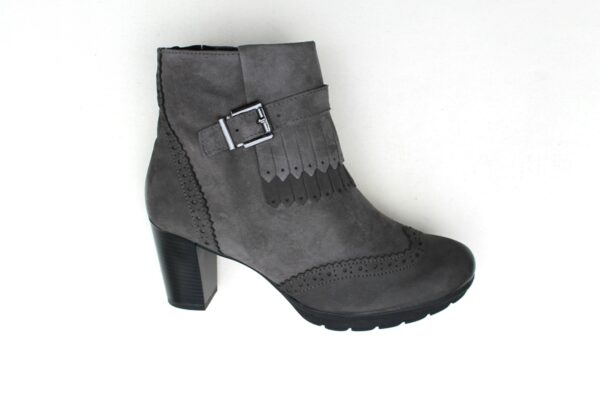 Caprice enkellaarsje grijs suede