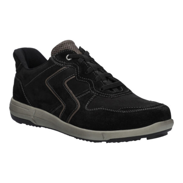 osef Seibel instapschoen Enrico 34 zwart nubuck combi