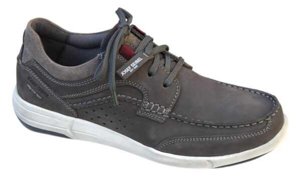 Josef Seibel veterschoen "Enrico 25" grijs suède