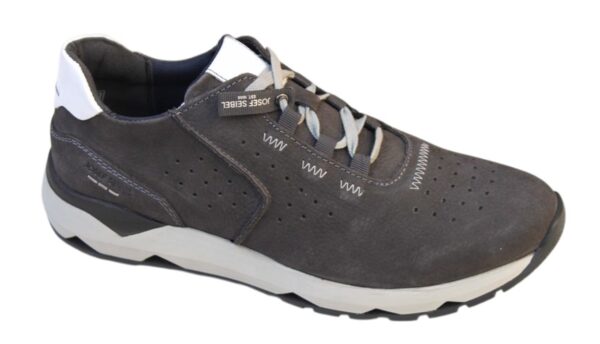 Josef Seibel veterschoen "Jeremiah 01" grijs nubuck