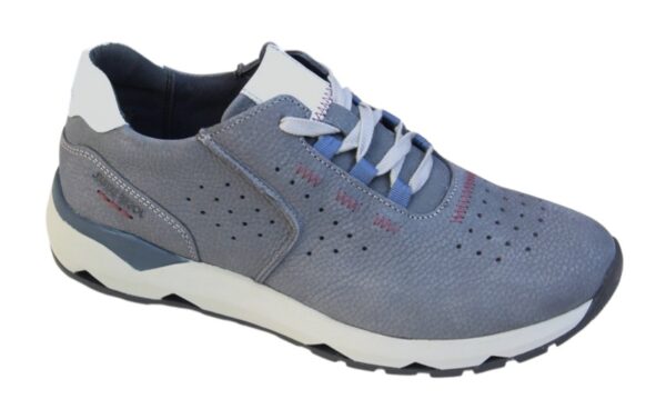 JSH020 Josef Seibel veterschoen "Jeremiah 01" jeansblauw nubuck