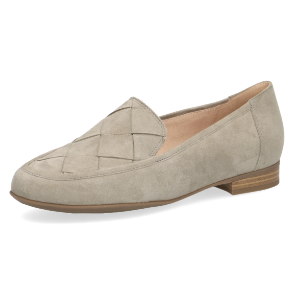 Caprice instapper zacht groen suede art. 9-24204-28-710