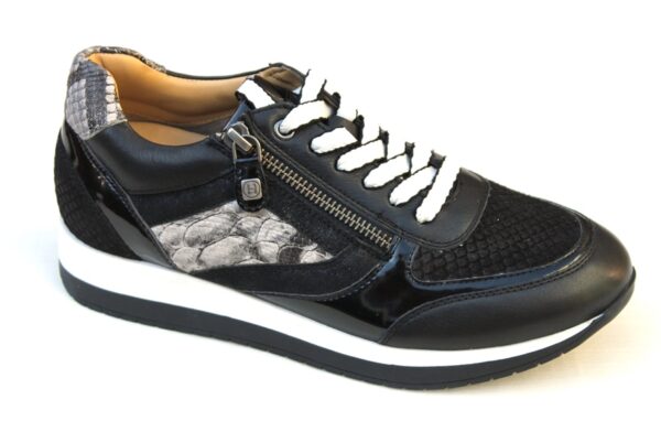 Helioform sneaker zwart combi
