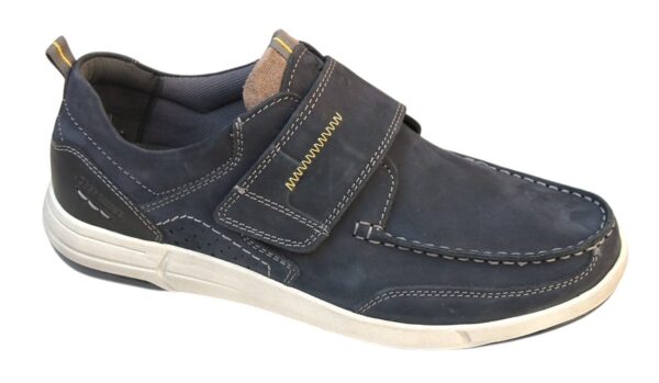 Josef Seibel klittenbandschoen "Enrico 24" donkerblauw nubuck