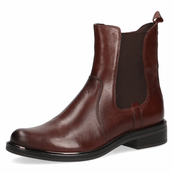 Caprice chelsea laarsje bruin leer art. 009-25304-29-351
