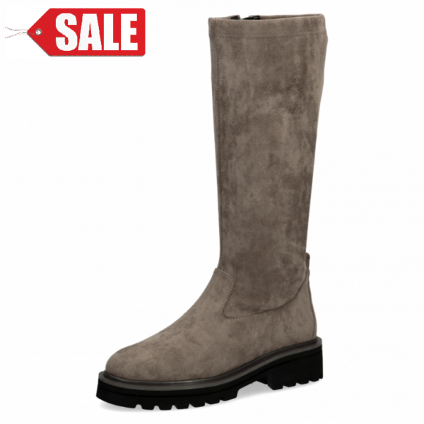 C140 Caprice stretch laars met dikke zool taupe