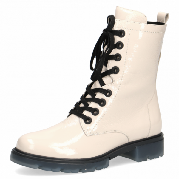 C016 Caprice veterboot offwhite lak