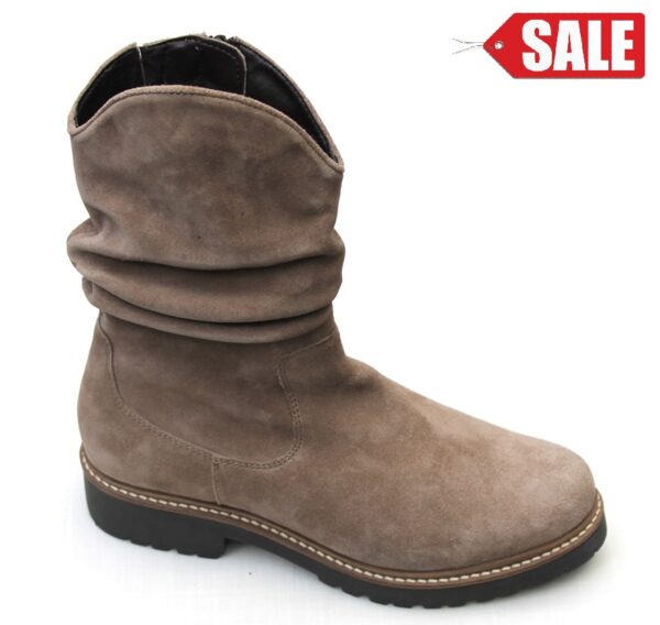 H132 Helioform kuitlaars taupe suède