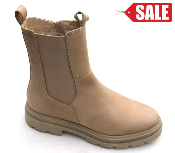 S309 Sioux chelsea boot “Kuimba” beige nubuck