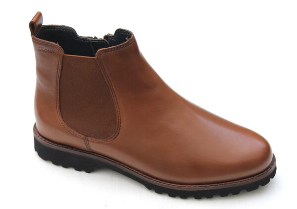 S102 Sioux Chelsea boot “Meredith 701H” cognac bruin leer